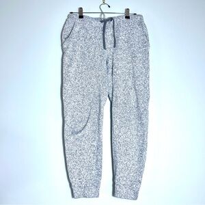 L.L. BEAN Women's Heather Gray Sweater Joggers Pull On Stretch Size Small